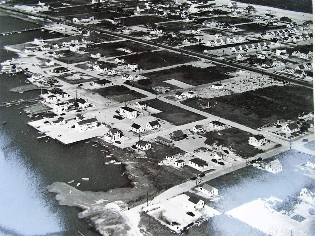 Aerial Photo North Beach Haven NJ 1950s