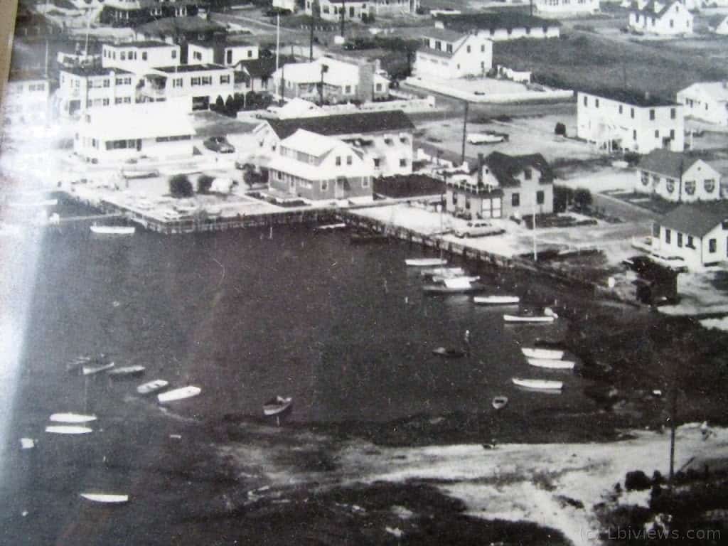 Boats in the cove - 1950's North Beach Haven