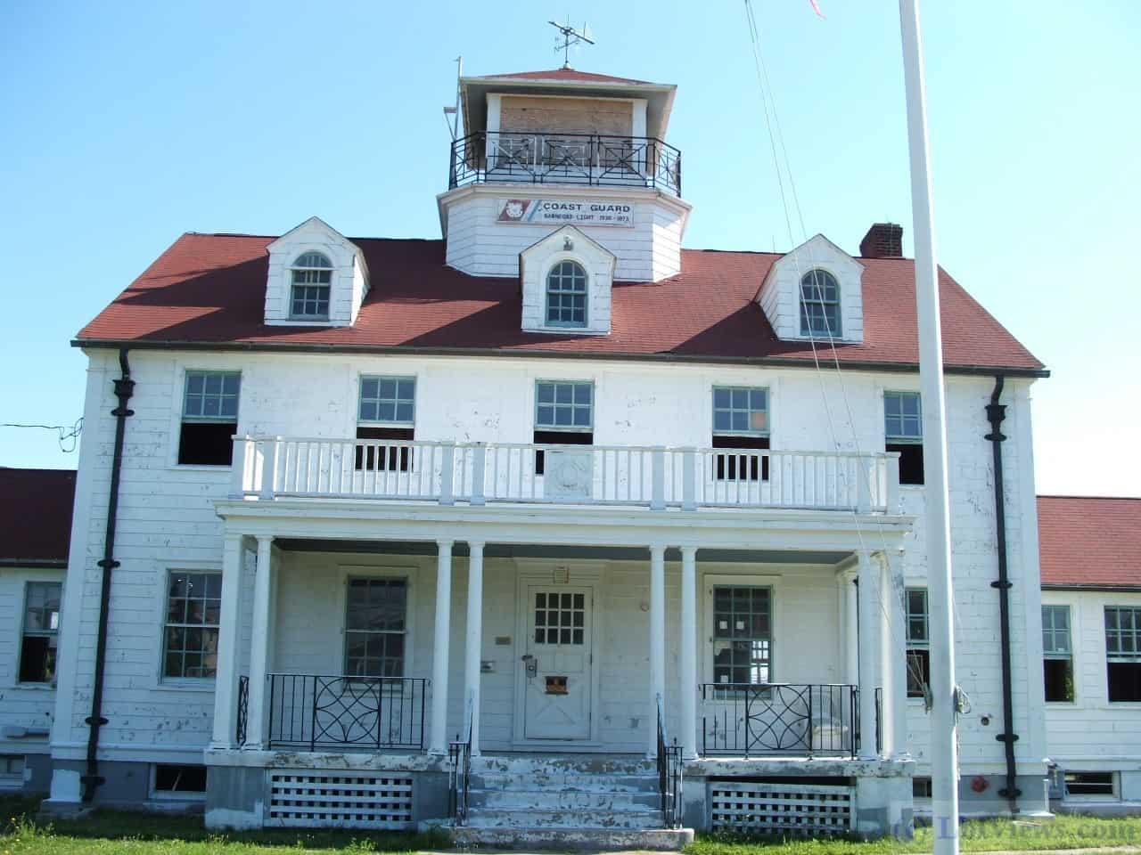 The old Coast Guard Station in Barnegat LIght Circa 2005