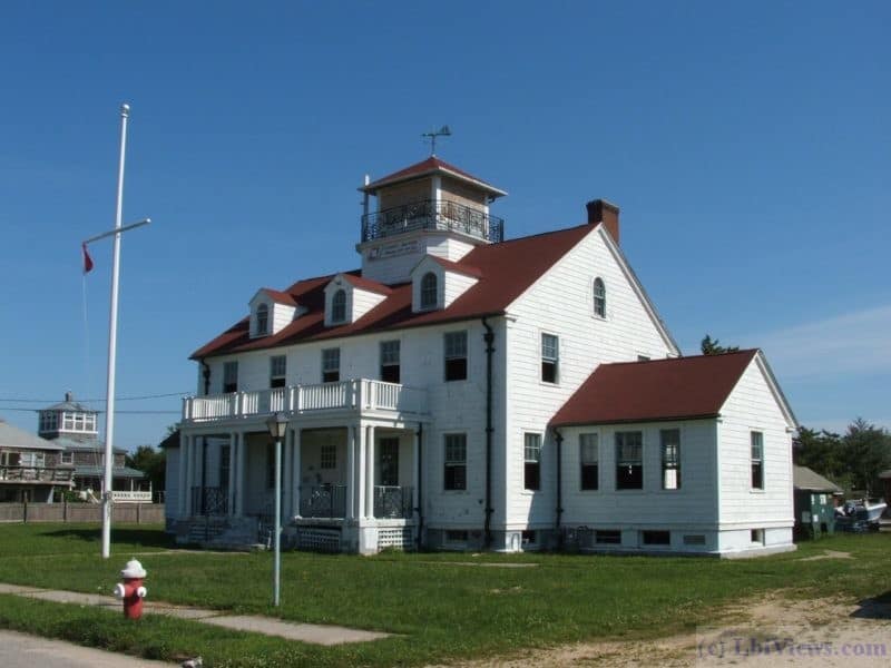 The Old Coast Guard Station in Barnegat Light - Now the Borough Hall