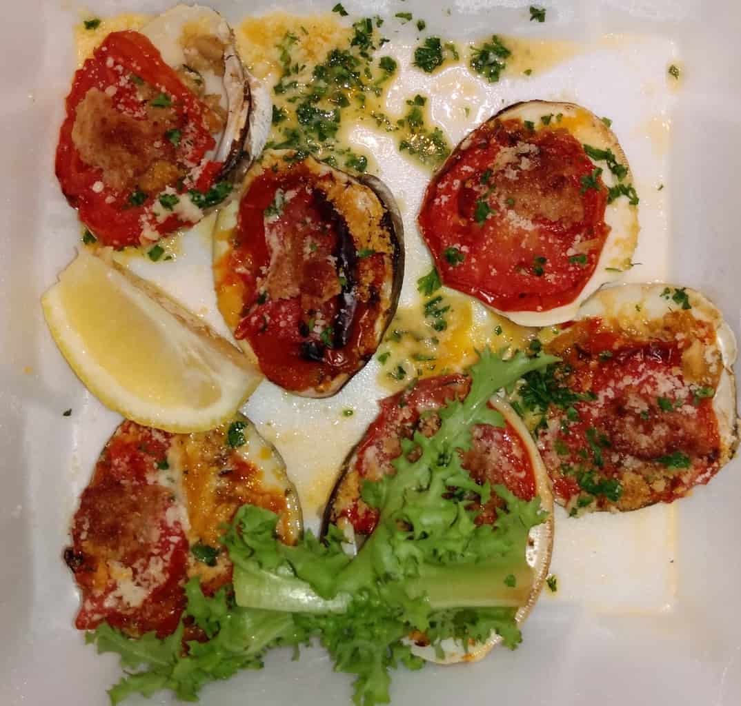Clams Casino at the Clam Bar in Beach Haven