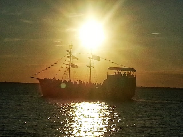 The Black Pearl at Sunset Aug 2013