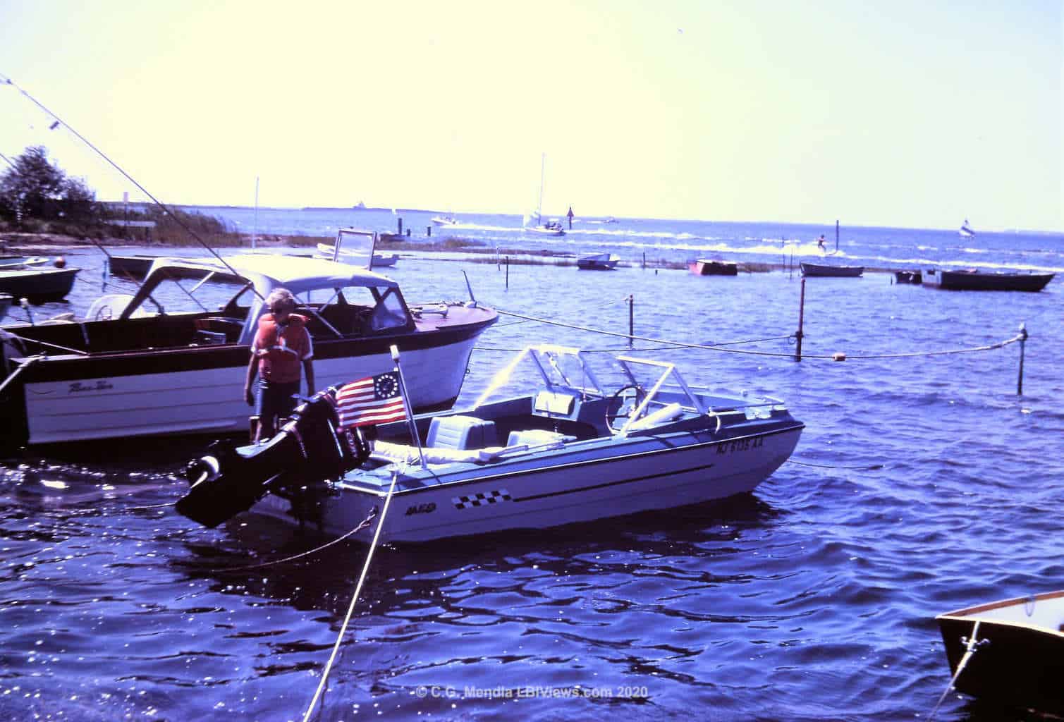 A cove full of boats - North Beach Haven 17th Street - Early 1970's