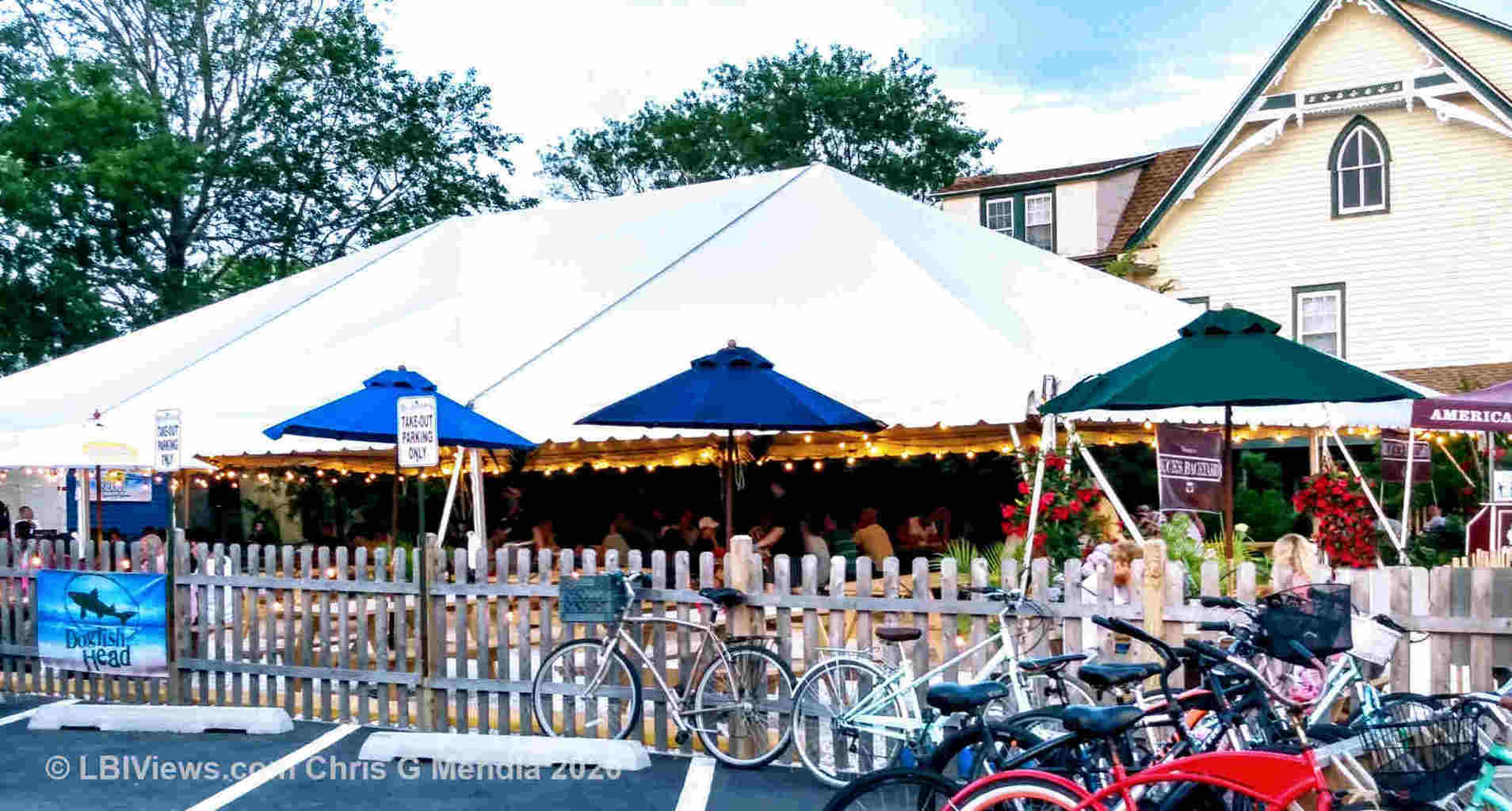 Bucks Backyard - Outdoor Dining at Buckalews in Beach Haven NJ on Long Beach Island