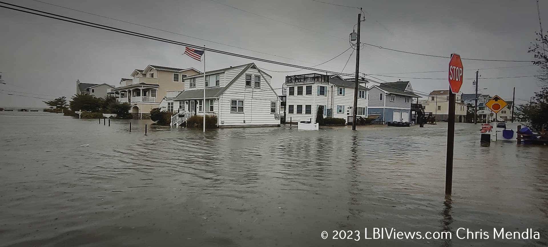 Flooding in North Beach Haven - Oct 2023