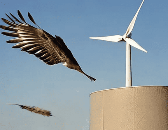 Wind farms killing birds